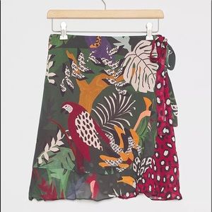 Farm Rio Belen Wrap Mini Skirt